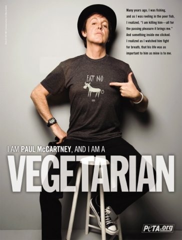Пол Маккартни - вегетарианец