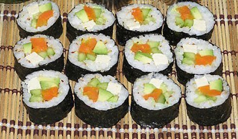 Вегетарианские роллы (Маки-суши)